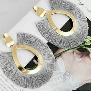 Fashion Bohemian Big Tassel Earrings for Women 202